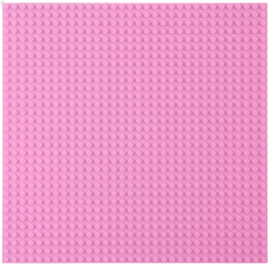 Rózsaszín építőlap kockákhoz 40x40 cm