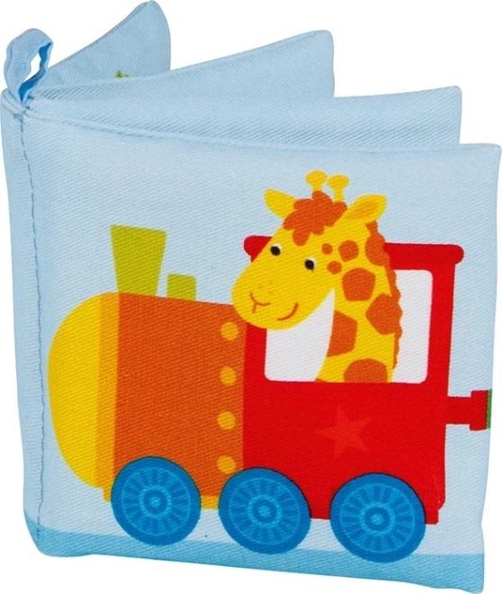 Pamut susogó babakönyv sípolóval – vonat