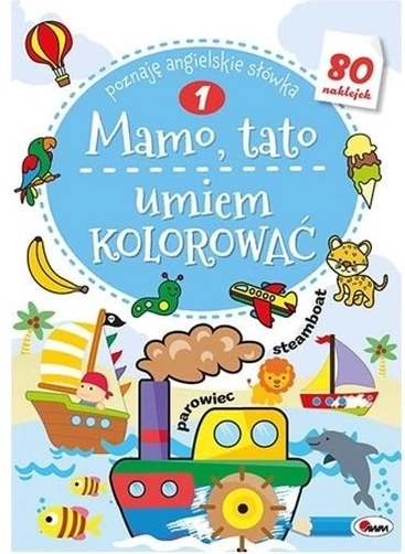 Anya, apa, tudok színezni 1 – matricás színezőkönyv