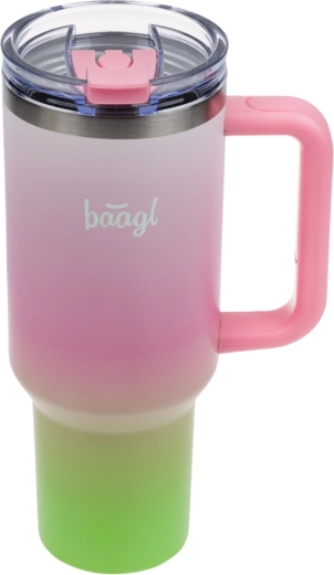Baagl termoszbögre szívószállal B-Cup Strawberry Matcha 1,18 l