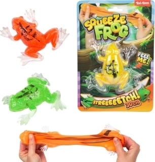 Felhúzható gumibéka 10 cm