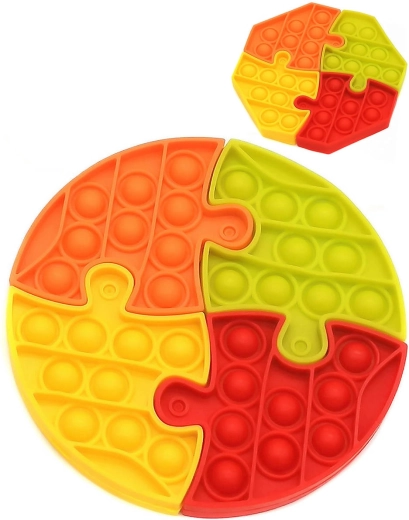 Pop it puzzle stresszoldó kirakó Bubble Pops 15 cm - 1 db