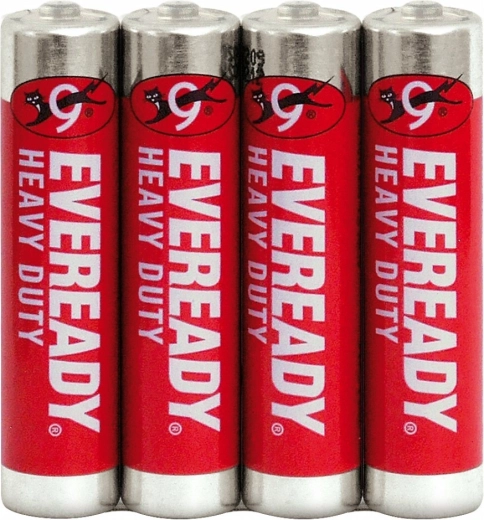 Energizer Eveready Heavy Duty Red AAA R03, 1,5 V – 4 darabos csomag