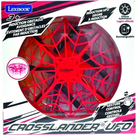 LEXIBOOK Crosslander UFO mini drón kézmozdulat‑vezérléssel, újratölthető