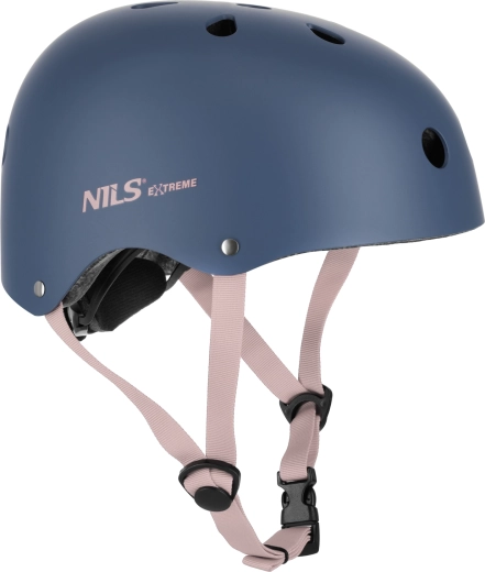 NILS Extreme Helma profi görkorcsolyázáshoz és kerékpározáshoz – kék – S (52–56 cm)