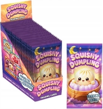 Squishy Dumlings laminált gyűjtőkártyák tasakban