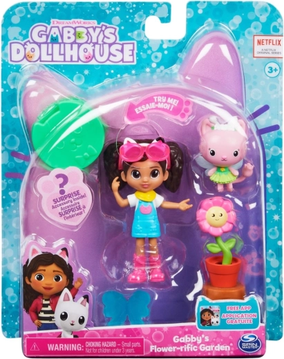 Gabby's Dollhouse kis kerti készlet Gábi figurájával