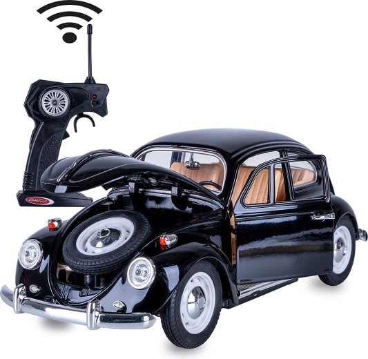 RC Volkswagen Beetle modell 1:18 fekete