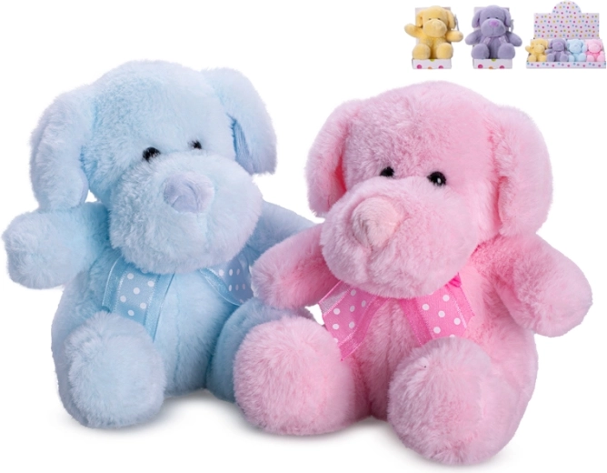 Plüss kiskutya 15 cm – ülő