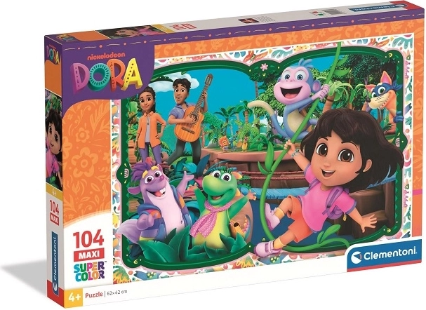 Clementoni maxi puzzle Dora SuperColor 104 darabos
