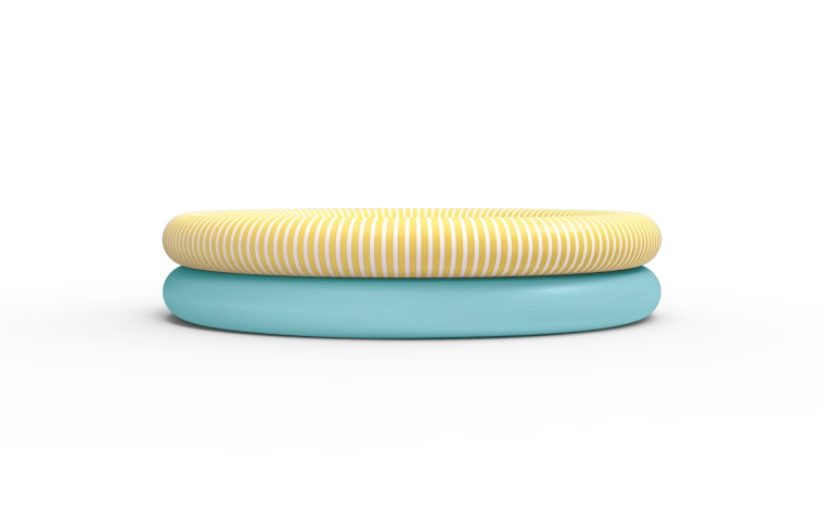 Quut felfújható gyerek pancsolómedence Banana blue 80 cm