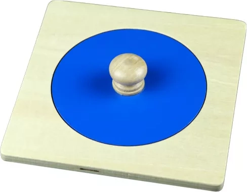 Montessori fa puzzle kör alakzattal