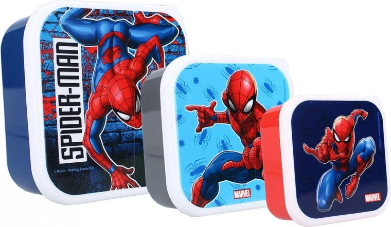 Spider-Man uzsonnásdoboz készlet (3 db)