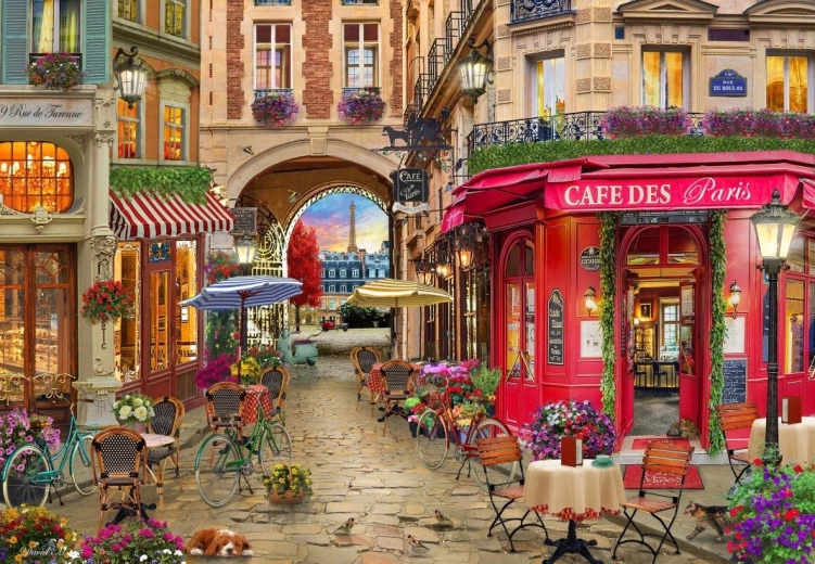 BLUEBIRD – Párizsi kávé 1000 darabos puzzle