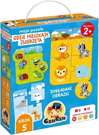 CzuCzu Saját puzzleim: Hol laknak az állatok
