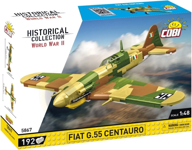 Cobi historical collection wwii fiat g.55 centauro 1:48 (192 db alkatrész) - 1 db