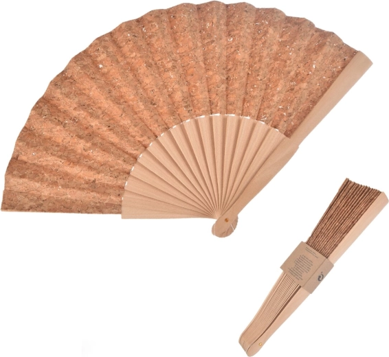 Parafa és fa legyező 23 cm
