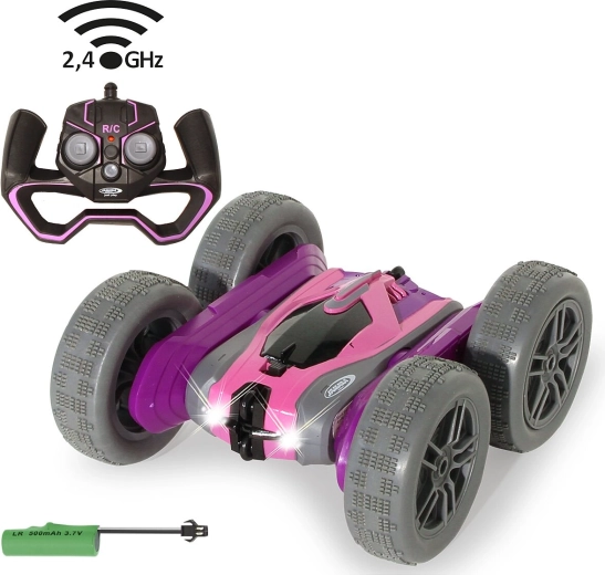 JAMARA SpinX kaszkadőr RC autó lila-rózsaszín, 2,4 GHz