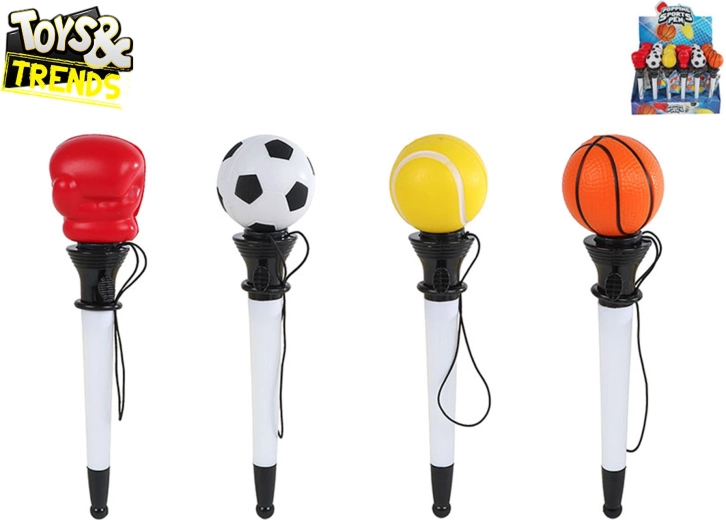 Műanyag golyóstoll sportos motívummal Toys&Trends