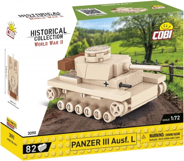 Panzer III Ausf. L harckocsi makett