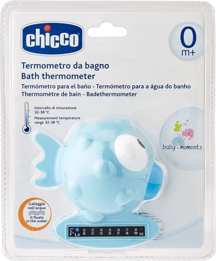 Chicco fürdőkád-hőmérő Halacska világoskék