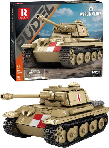 World of Tanks Pudel harckocsi építőkészlet 969 darabbal