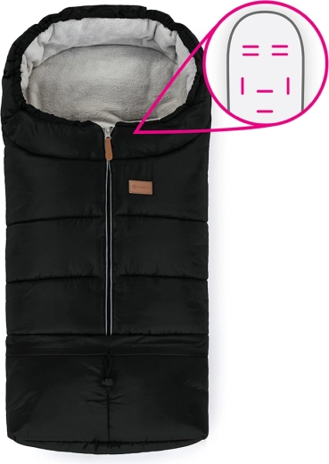 Fusak 3 az 1-ben PETITE&MARS Jibot Horizontal Ink Black