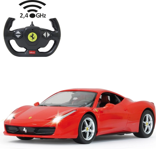 JAMARA Ferrari 458 Italia távirányítós autó 1:14, piros