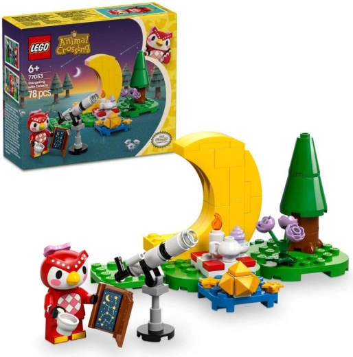 LEGO ANIMAL CROSSING csillagnézés Celeste-tel