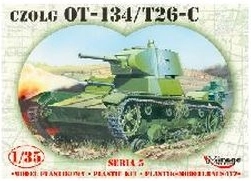 OT-134 / T-26 harckocsi műanyag makettkészlet (ragasztós) – Mirage Hobby
