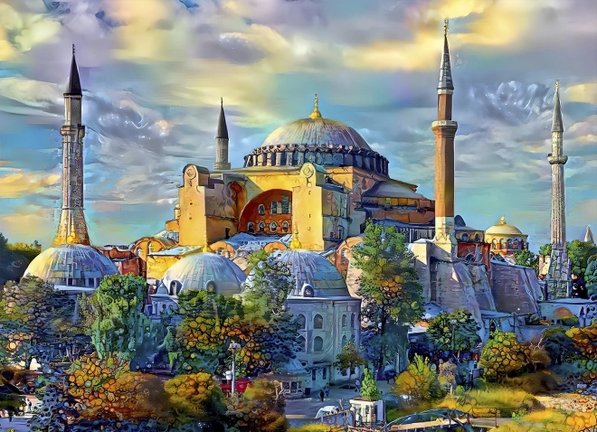 BLUEBIRD puzzle Hagia Sophia Isztambul 1000 darabos