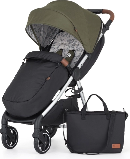 Petite&Mars sport babakocsi Royal3 silver mature olive