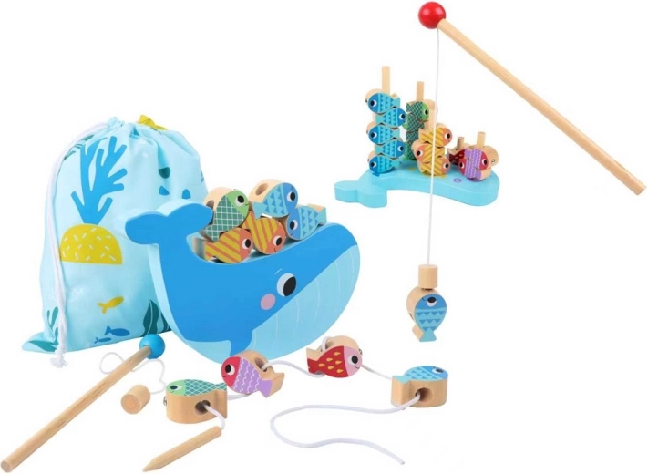 2Kids Toys motorikus játék 3 az 1-ben bálna