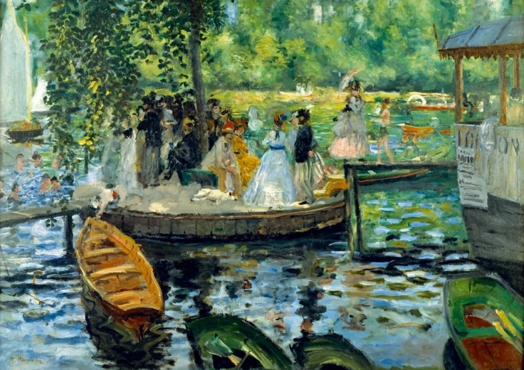La Grenouillère kirakó, 1000 darabos