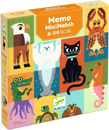 Djeco Mix & match memóriajáték