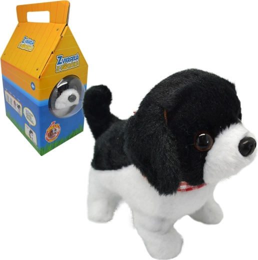 Sétáló Riky kutyus hangokkal és dallammal