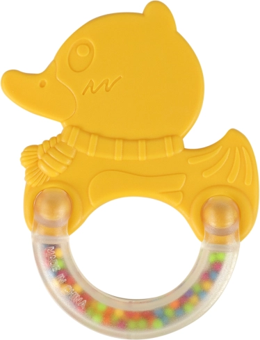 Csörgő és rágóka kacsa formában