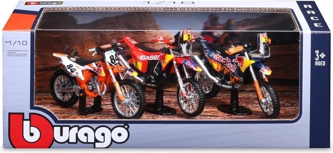 KTM Red Bull versenymotor-modellkészlet 1:18 méretarányban
