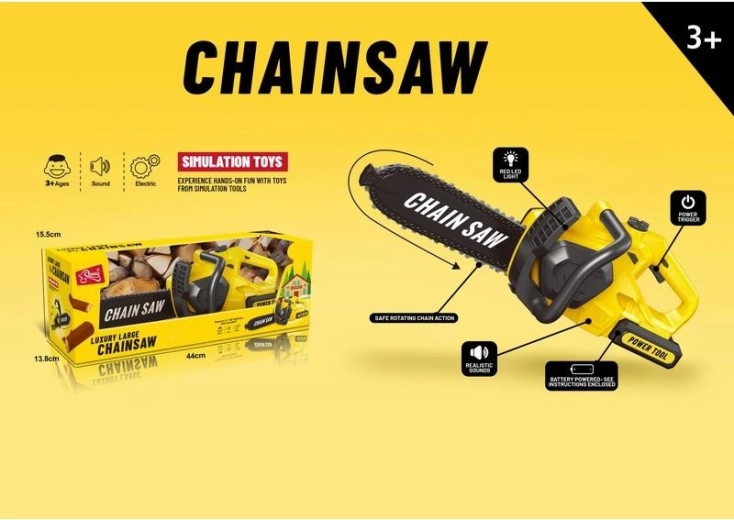 Játék láncfűrész Power Tool