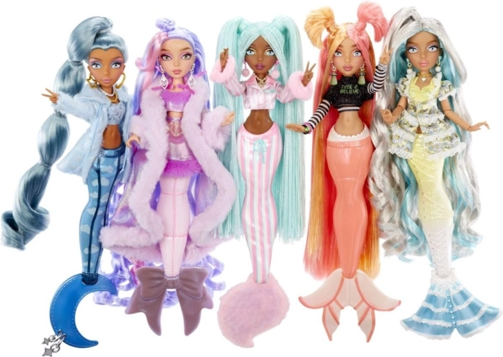 MERMAZE Mermaidz sellő baba – pizsamaparti