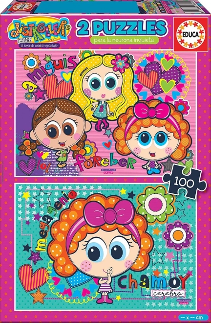 Educa Puzzle Distroller 2x48 darab