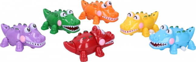 Felhúzható krokodil 10 cm