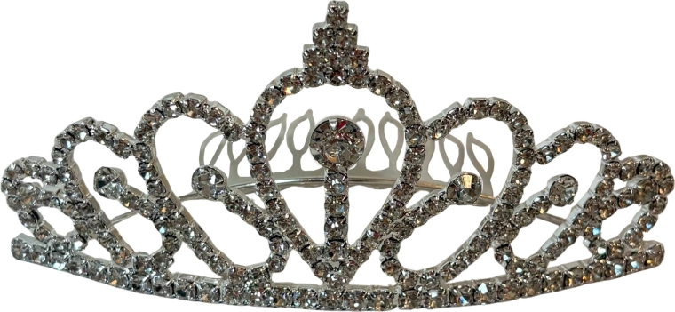 PINK Royal Crown fejdísz kis hercegnőknek