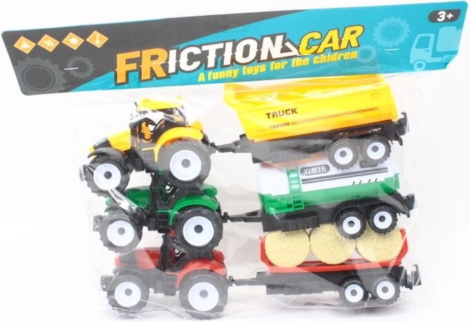 Traktor pótkocsival – 3 db-os készlet tasakban
