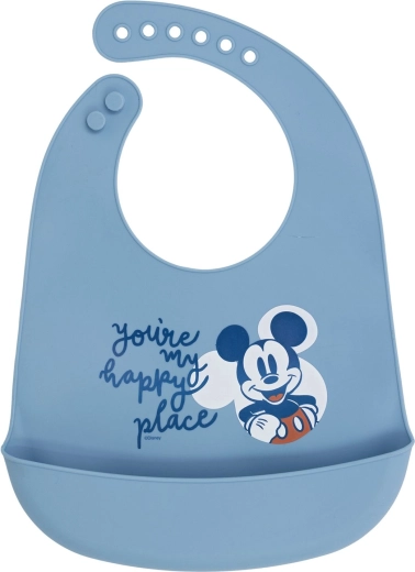 Mickey Mouse szilikon előke Full of Smiles 30 cm