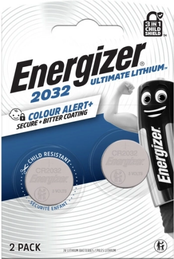 Energizer Ultimate Lithium CR2032 – lítium gombelemes elem, 2 db
