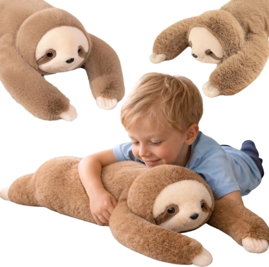 Woopie érzékelést támogató, súlyozott plüss lajhár, 65 cm, 1,5 kg
