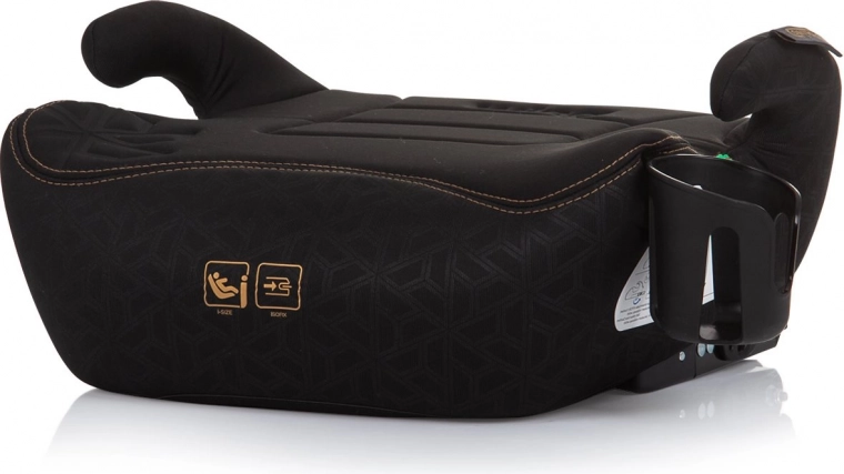 Chipolino Wing i-Size ülésmagasító 125–150 cm Isofixszal – Obsidian