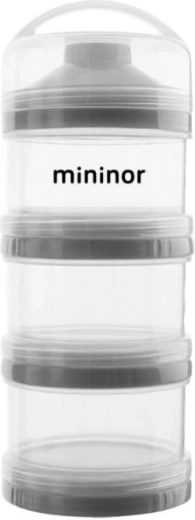 Mininor egymásra rakható tárolódoboz tápszerhez