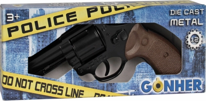 Fém rendőrségi revolver 12 lövetű GONHER